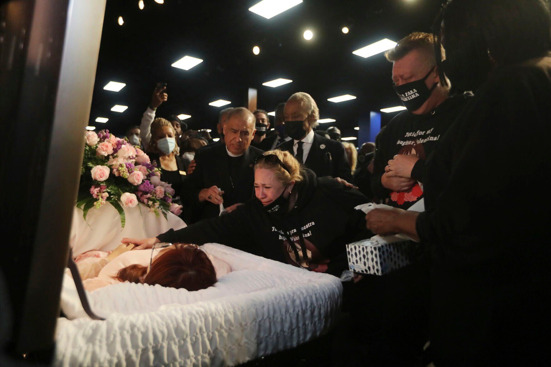APTOPIX Los Angeles Store Shooting Funeral